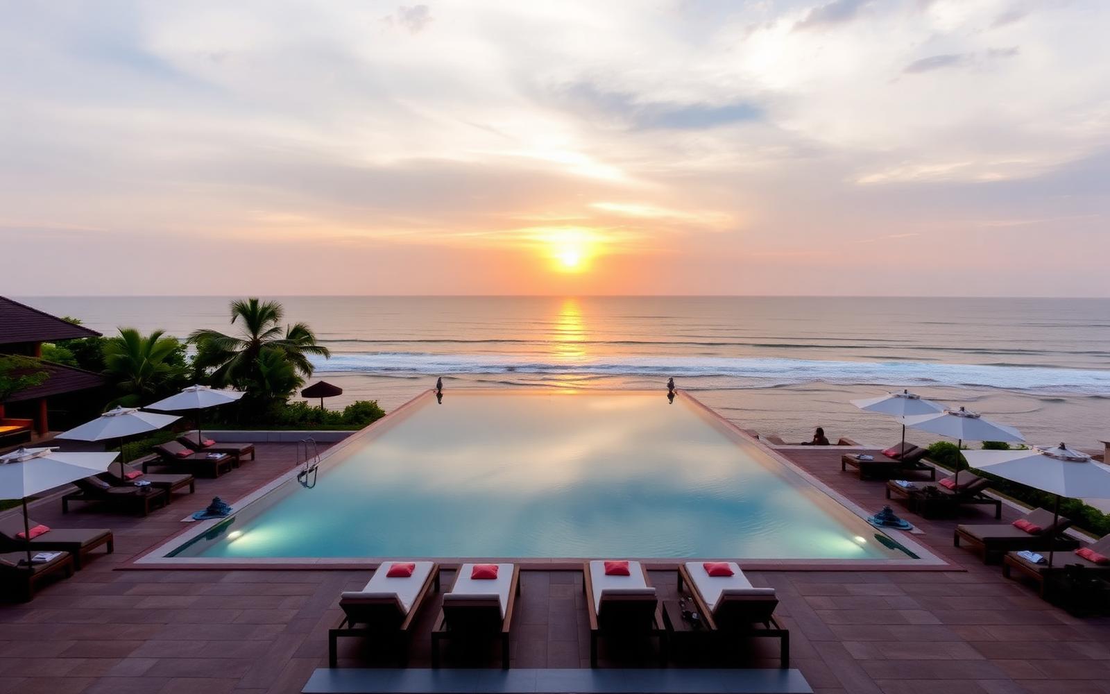 Beach club op Bali